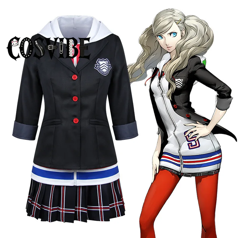 Persona 5 Kasumi Yoshizawa Cosplay Costume JK Uniform School Badge Suit Adult Girls Halloween Party Role Play Outfit
Persona 5 Kasumi Yoshizawa Cosplay Costume JK Uniform School Badge Suit Adult Girls Halloween Party Role Play Outfit