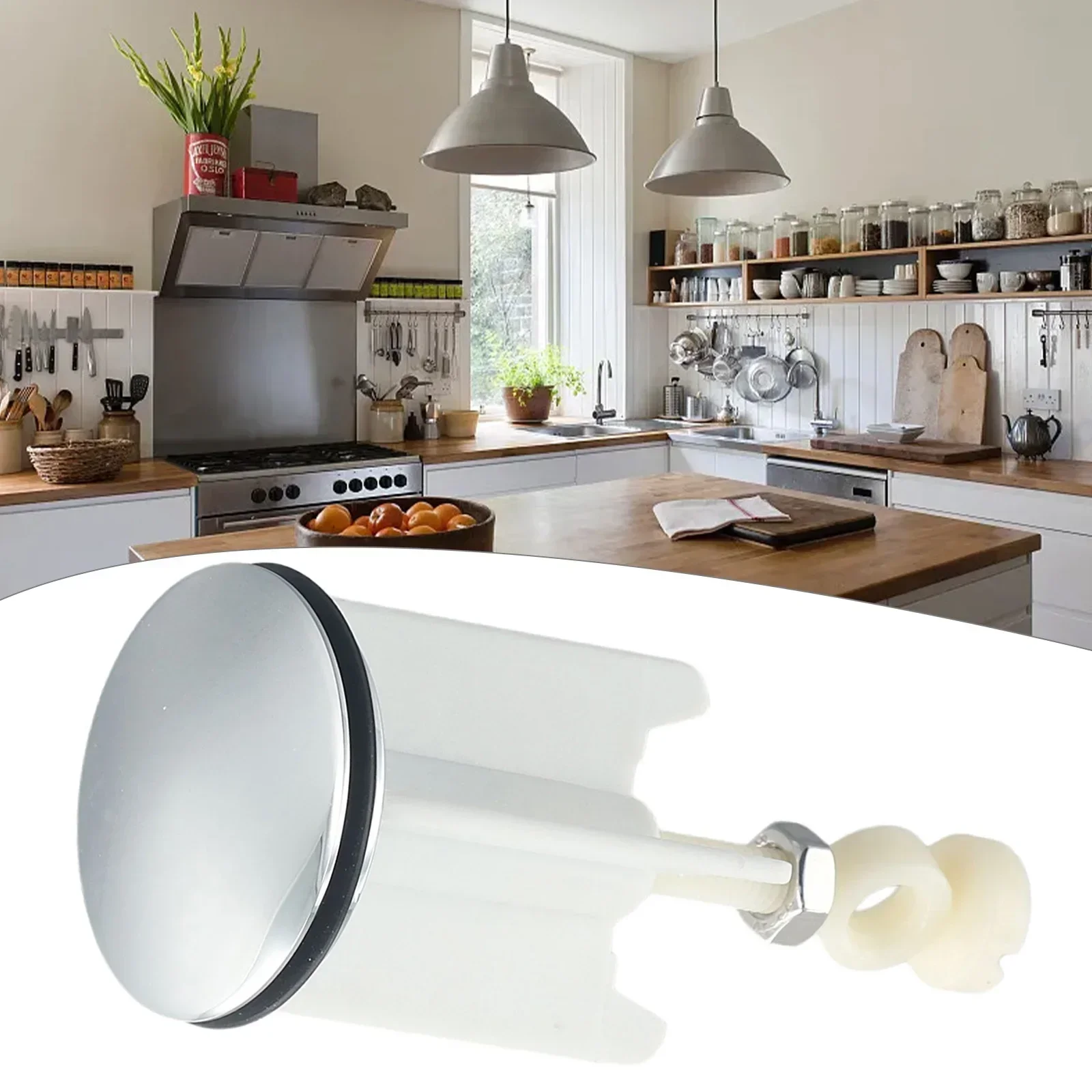 Brand New Wash Basin Plug Sink Plug White Fittings Pop-Up Plug Portable Practical Replacement Spare Parts Stopper
Brand New Wash Basin Plug Sink Plug White Fittings Pop-Up Plug Portable Practical Replacement Spare Parts Stopper