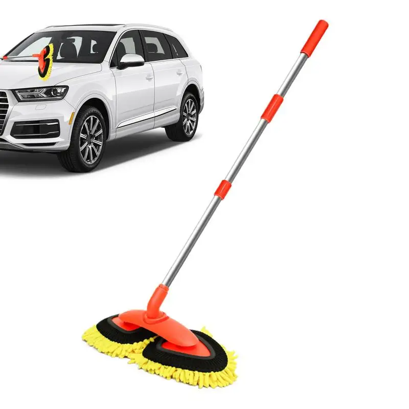 Floor Washing Mop Double Head Car Cleaning Brush Adjustable Windshield Cleaner Tool Retractable Window Washing Mop For Home
Floor Washing Mop Double Head Car Cleaning Brush Adjustable Windshield Cleaner Tool Retractable Window Washing Mop For Home