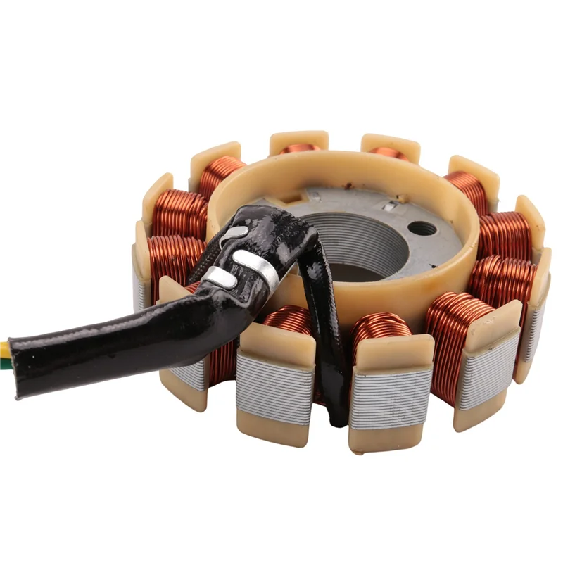 Катушка 12-полюсный статор Катушка зажигания постоянного тока для GY6 125Cc 150Cc
Катушка 12-полюсный статор Катушка зажигания постоянного тока для GY6 125Cc 150Cc