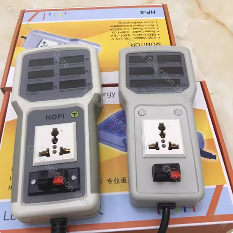 HOPI HP-9800 Handheld Power Meter Power Analyzer LED Metering Socket Measurable Current-voltage Power Factor
HOPI HP-9800 Handheld Power Meter Power Analyzer LED Metering Socket Measurable Current-voltage Power Factor