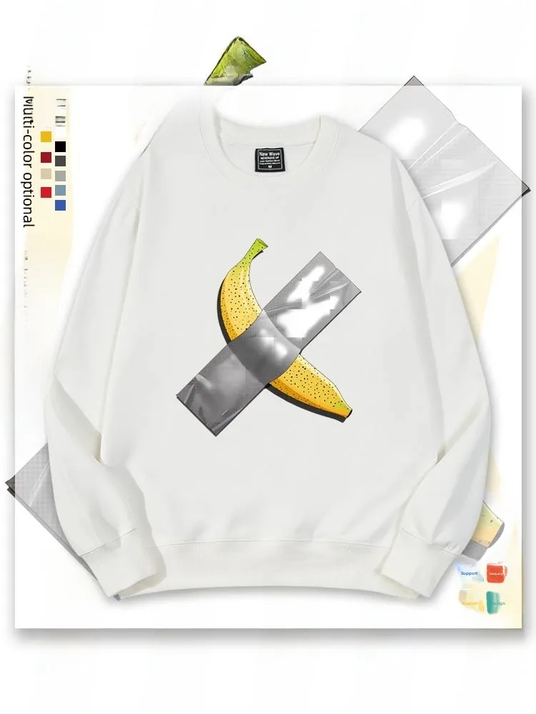 Толстовка с банановым принтом и круглым вырезом, на флисовой подкладке, детская верхняя одежда для весны, осени, зимы, повседневная, удобная, свободного кроя...
Толстовка с банановым принтом и круглым вырезом, на флисовой подкладке, детская верхняя одежда для весны, осени, зимы, повседневная, удобная, свободного кроя...