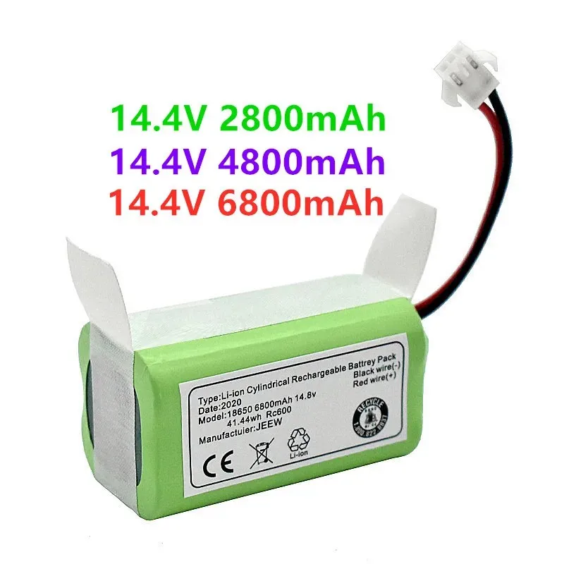 100% New Li-ion battery 14.4V 6800mAh for Conga Excellence 990 Ecovacs Deebot N79 N79S DN622, Eufy Robovac 11 11S 12 15C 15S 35C
100% New Li-ion battery 14.4V 6800mAh for Conga Excellence 990 Ecovacs Deebot N79 N79S DN622, Eufy Robovac 11 11S 12 15C 15S 35C
