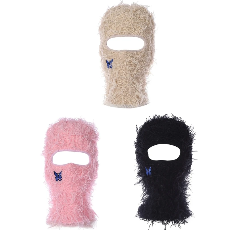 Knit Balaclava Hat for Students Adult Windproof Winter Hat Neck Protect Hat with Embroidery Butterfly Warm Cycling Hat
Knit Balaclava Hat for Students Adult Windproof Winter Hat Neck Protect Hat with Embroidery Butterfly Warm Cycling Hat