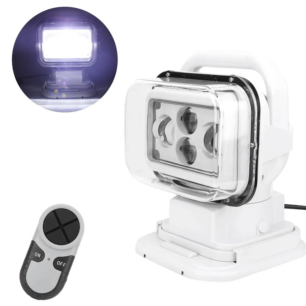 60W LED Remote Control Outdoor Searchlight Super Bright Work Light for Fishing Long Range Spotlight Waterproof Offroad Lamp
60W LED Remote Control Outdoor Searchlight Super Bright Work Light for Fishing Long Range Spotlight Waterproof Offroad Lamp