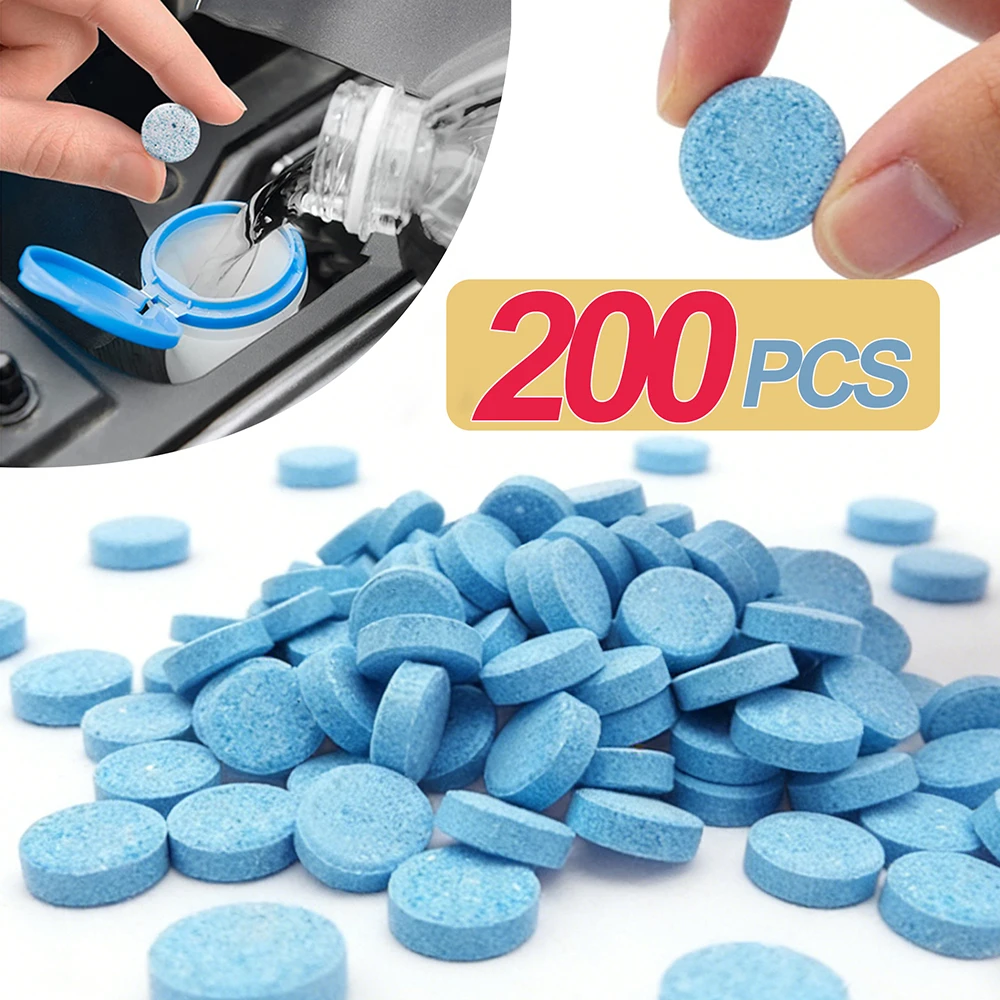 Car Windshield/Windscreen Washer Fluid Effervescent Tablets Solid Cleaner Auto Wiper Glass Window Concentrated Cleaning Tablets
Car Windshield/Windscreen Washer Fluid Effervescent Tablets Solid Cleaner Auto Wiper Glass Window Concentrated Cleaning Tablets
