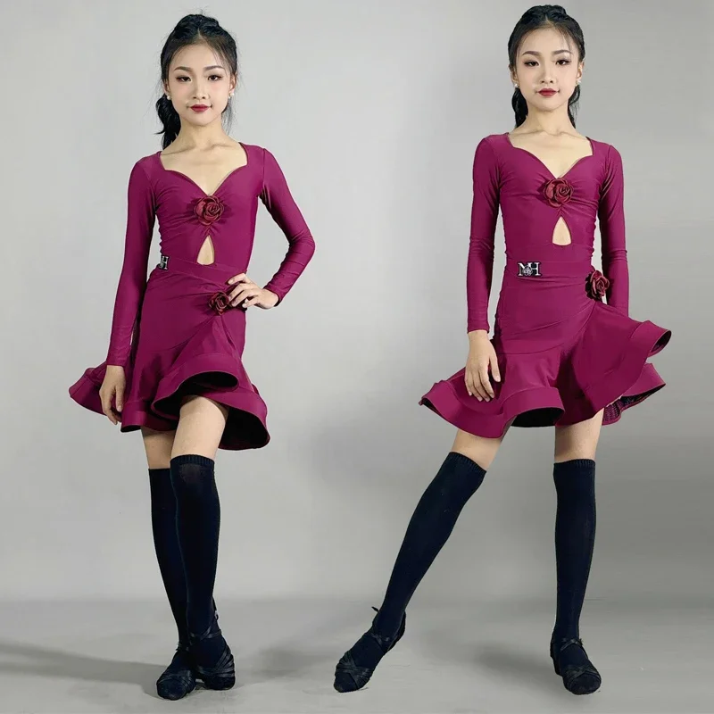 Fashion National Standard Latin Dance Competition Dresses Girls Latin Dance Costume Children Samba Ballroom Dance Wear
Fashion National Standard Latin Dance Competition Dresses Girls Latin Dance Costume Children Samba Ballroom Dance Wear