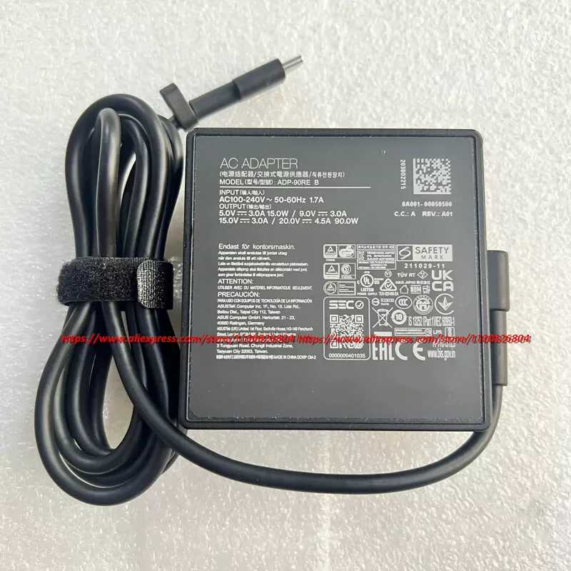 Оригинальное зарядное устройство ADP-90RE B 20 В 4,5 А USB Type C для ноутбука Asus VivoBook S 14 M3402RA K3402ZA VivoBook S 15 M3502QA
Оригинальное зарядное устройство ADP-90RE B 20 В 4,5 А USB Type C для ноутбука Asus VivoBook S 14 M3402RA K3402ZA VivoBook S 15 M3502QA