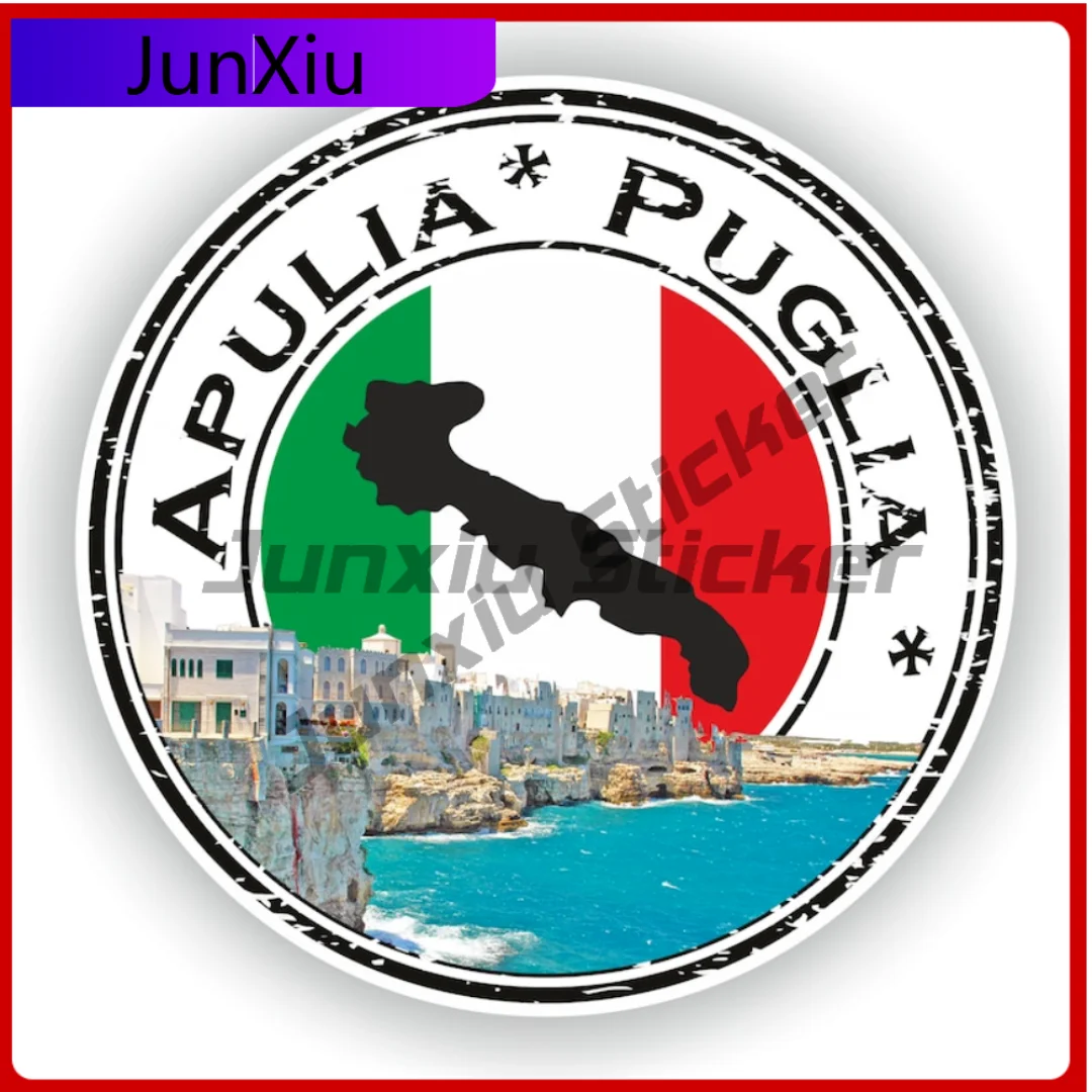Apulia Puglia Italy Seal Sticker Round Durable Auto Accessories For Window Fridge UV Resistant Decoration Auto Accessories
Apulia Puglia Italy Seal Sticker Round Durable Auto Accessories For Window Fridge UV Resistant Decoration Auto Accessories