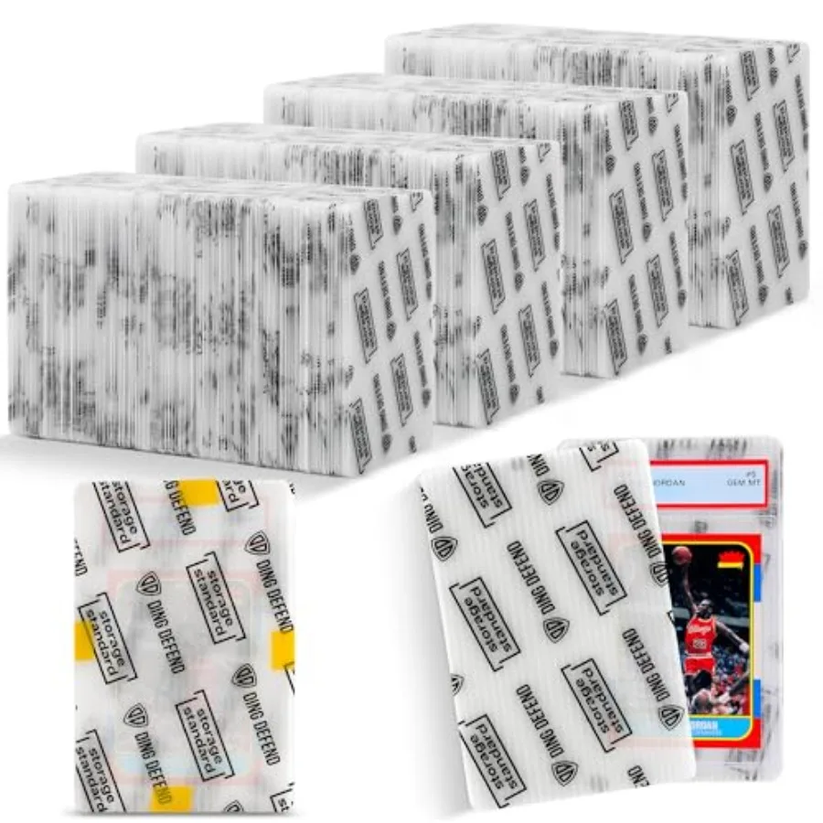 Card Protectors Trading Cards Shipping Supplies -Pack 4'' x 6'' Graded Card Sleeves for Mailing Inserts Plastic Semi Rigid Card
Card Protectors Trading Cards Shipping Supplies -Pack 4'' x 6'' Graded Card Sleeves for Mailing Inserts Plastic Semi Rigid Card