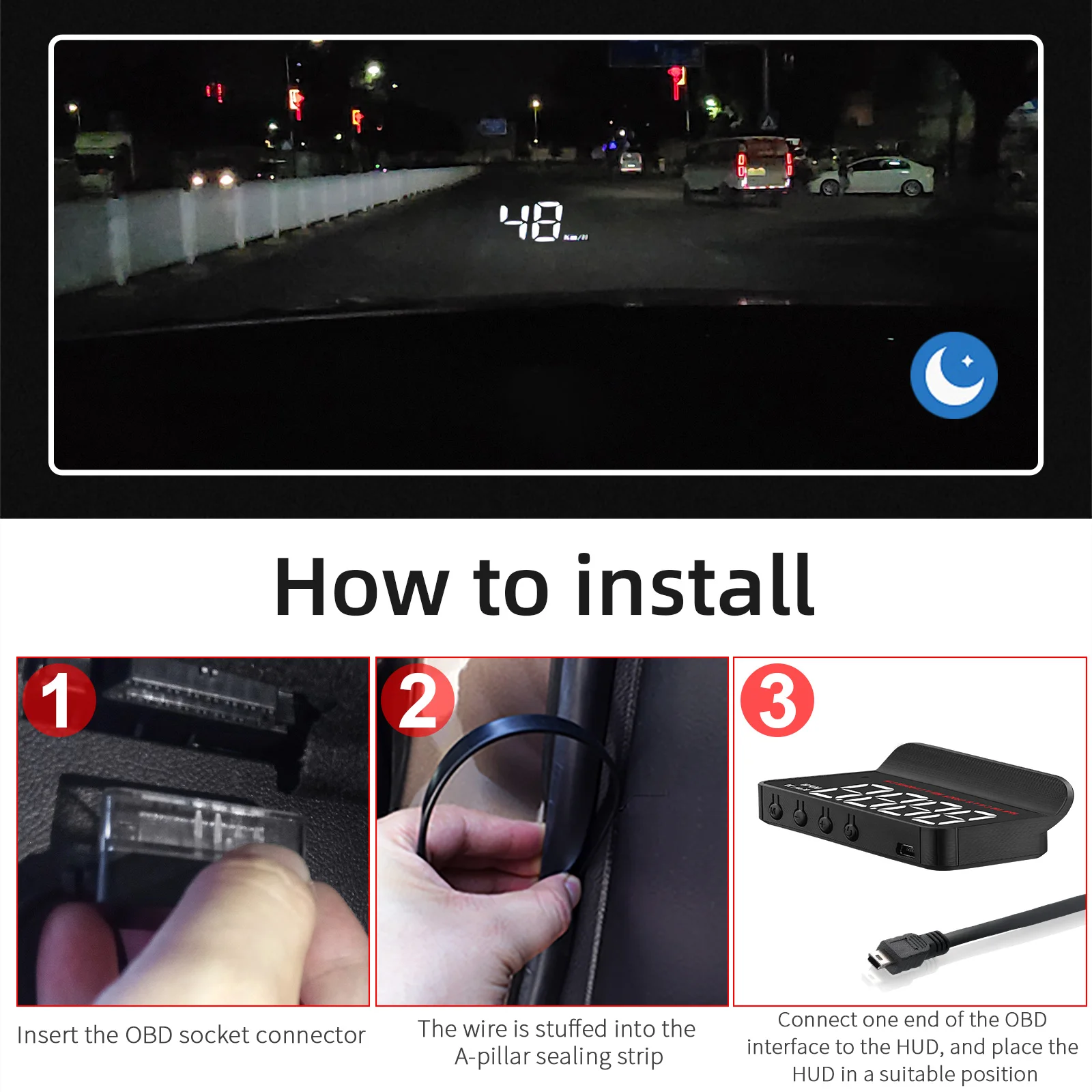 M5 Head Up Display OBD2 HUD Car Overspeed Security Alarm Windshield Projector Speed Meter KM/H MPH RPM Water Temp Customized
M5 Head Up Display OBD2 HUD Car Overspeed Security Alarm Windshield Projector Speed Meter KM/H MPH RPM Water Temp Customized