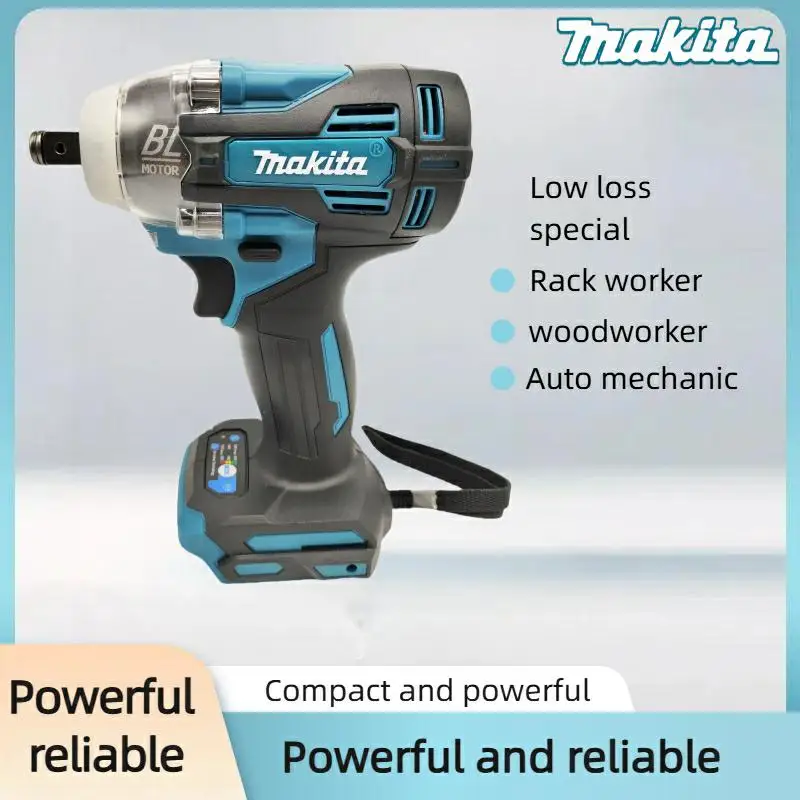Makita TW004G 18V Brushless Impact Wrench Ergonomic Handle for Car Tire Lug Nut Automotive Repair Power Tool
Makita TW004G 18V Brushless Impact Wrench Ergonomic Handle for Car Tire Lug Nut Automotive Repair Power Tool