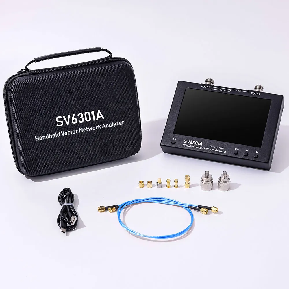 GOOD HamGeek SV6301A 1MHz-6.3GHz Vector Network Analyzer Antenna Analyzer with 7" Capacitive Touch Screen
GOOD HamGeek SV6301A 1MHz-6.3GHz Vector Network Analyzer Antenna Analyzer with 7" Capacitive Touch Screen