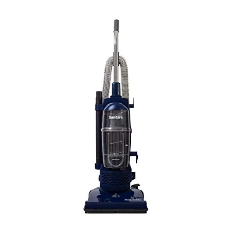 Commercial upright vacuum for office use, durable plastic body in black with powerful suction and included tools
Commercial upright vacuum for office use, durable plastic body in black with powerful suction and included tools