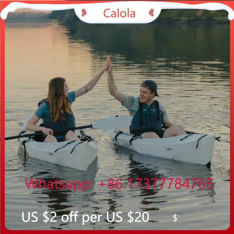 Lightweight Foldable Inflatable Kayak Puncture Resistant Quick Open Canoe Portable Backpack Boat for Fishing Outdoor Water Sport
Lightweight Foldable Inflatable Kayak Puncture Resistant Quick Open Canoe Portable Backpack Boat for Fishing Outdoor Water Sport