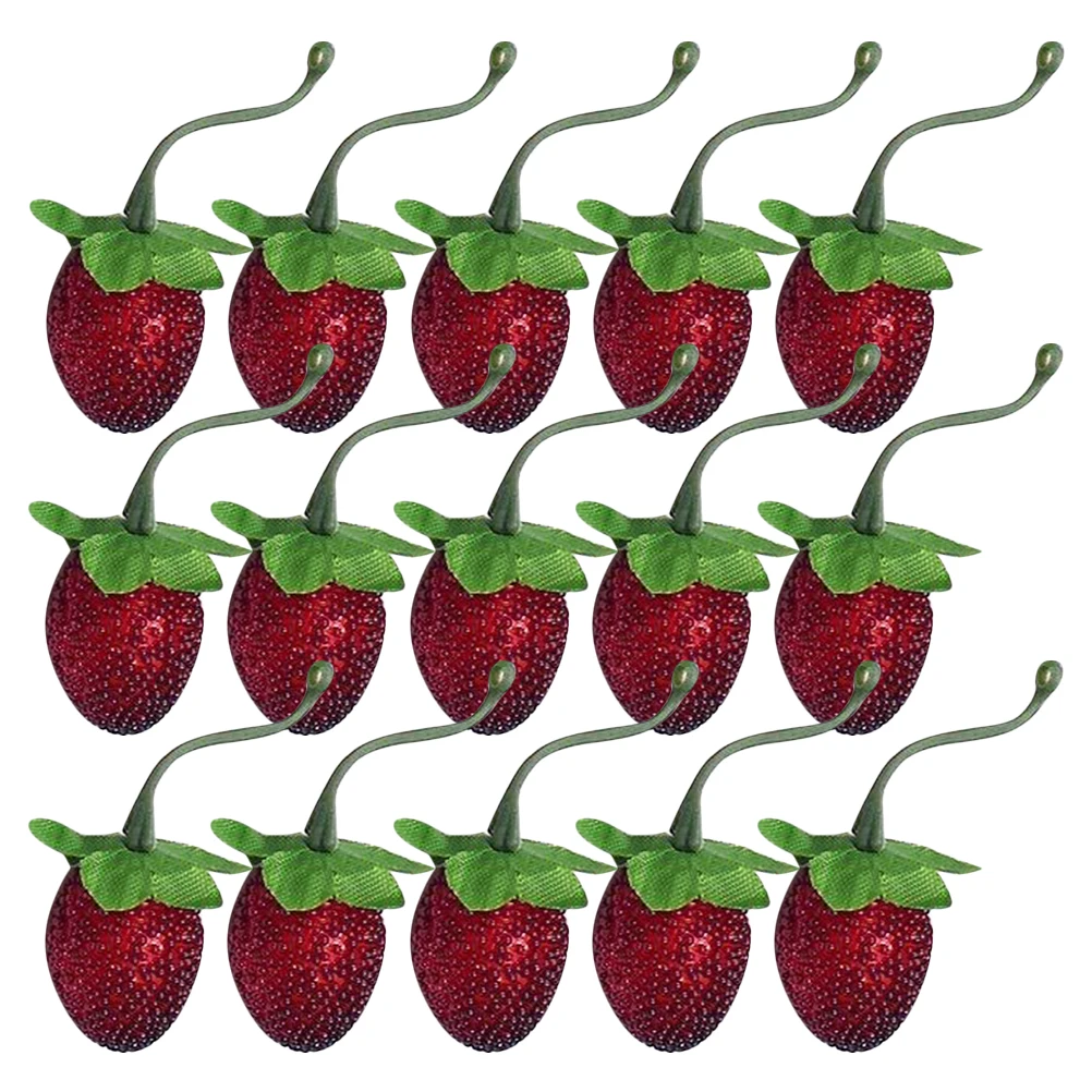 20 Pcs Artificial Wild Strawberries Simulation Fruit Decorations for Party Home Accessories Plastic Fruits Realistic Appearance
20 Pcs Artificial Wild Strawberries Simulation Fruit Decorations for Party Home Accessories Plastic Fruits Realistic Appearance