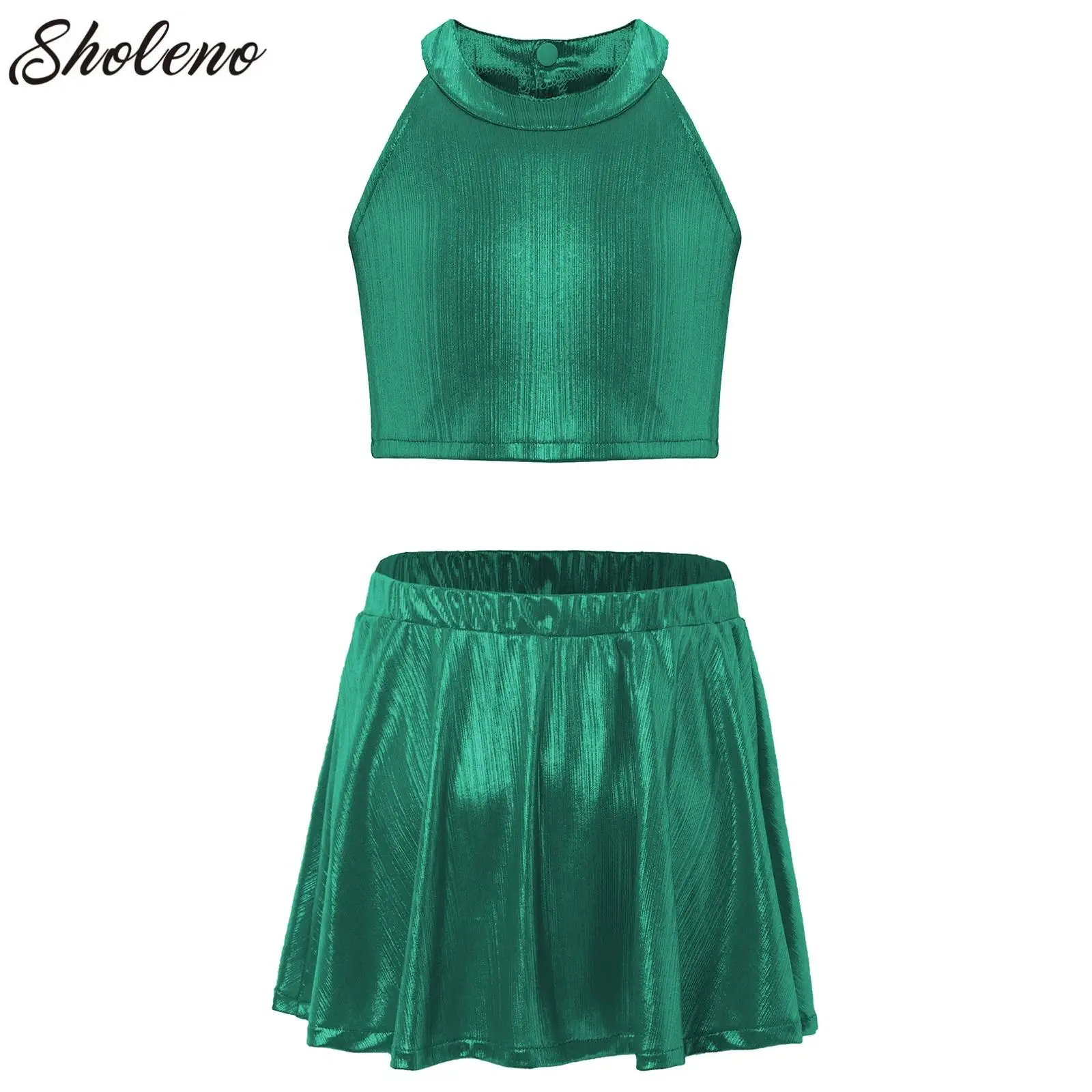 Dance Wear Girls Jazz Street Dance Performance Costumes Children's Modern Model Catwalk Shimmery Clothes Crop Top Skirts Set
Dance Wear Girls Jazz Street Dance Performance Costumes Children's Modern Model Catwalk Shimmery Clothes Crop Top Skirts Set
