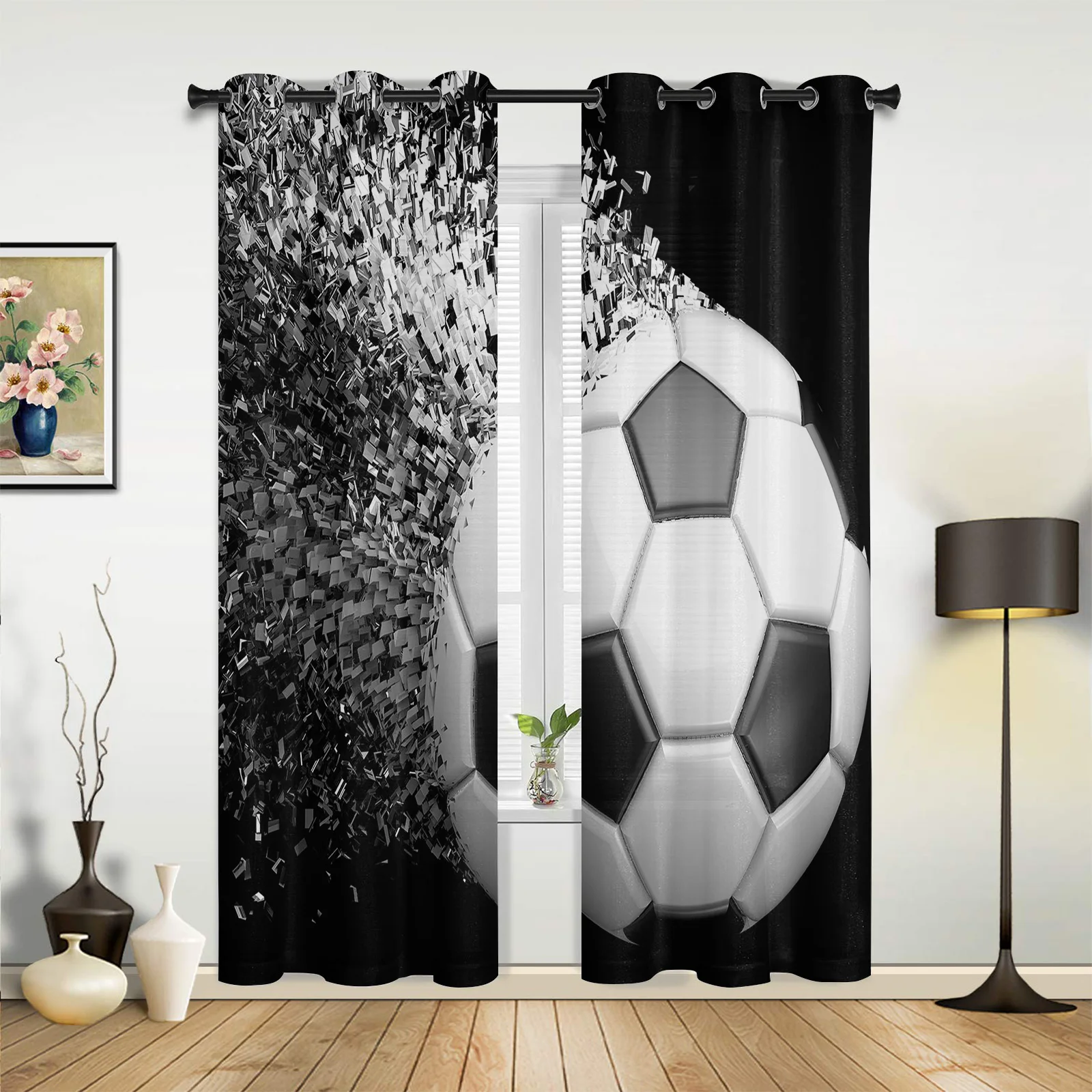 Soccer Balls Football Design Curtains for Bedroom Living Room Drapes Kitchen Children's Room Window Curtain Modern Home Decor
Soccer Balls Football Design Curtains for Bedroom Living Room Drapes Kitchen Children's Room Window Curtain Modern Home Decor