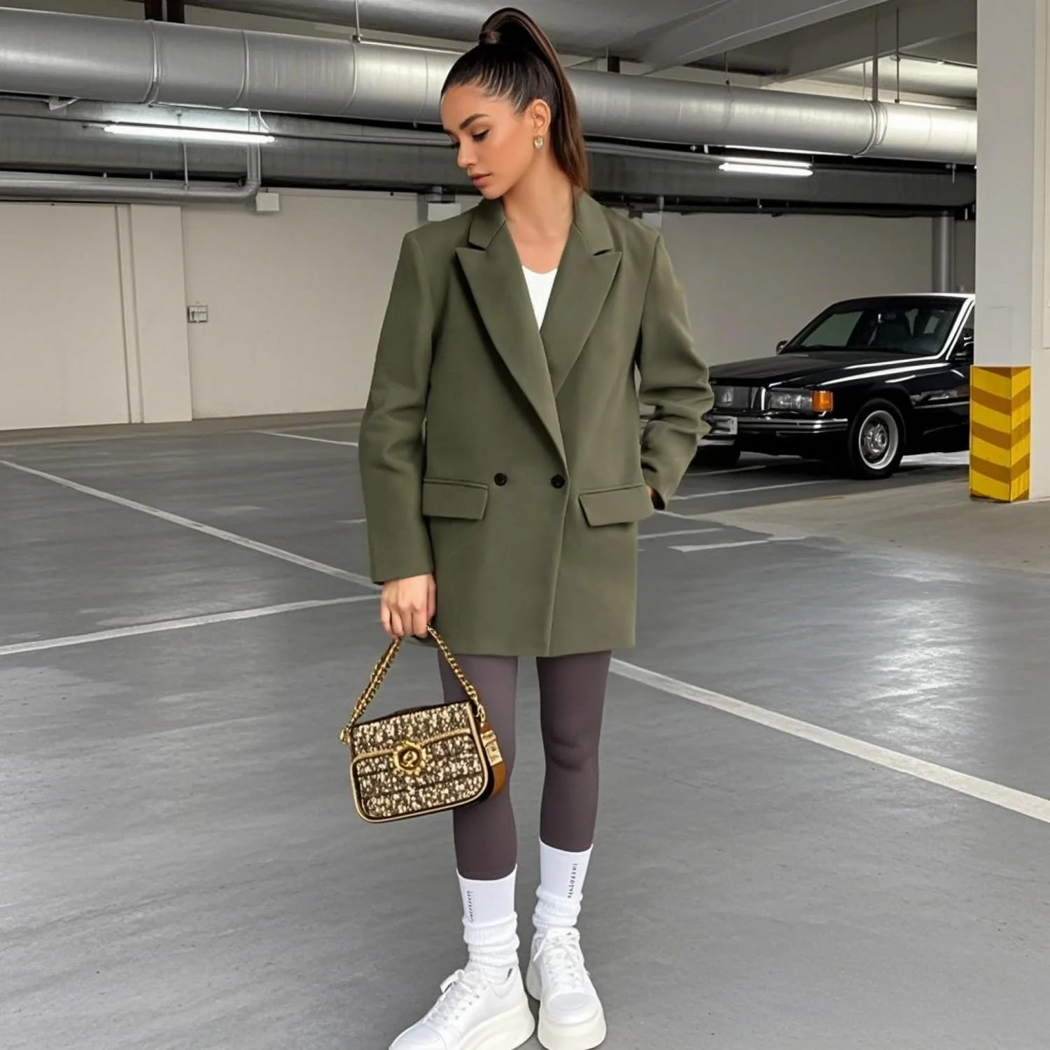 Taop&Za women's 2025 spring new suit jacket double breasted flip cover commuting loose casual long sleeved top
Taop&Za women's 2025 spring new suit jacket double breasted flip cover commuting loose casual long sleeved top