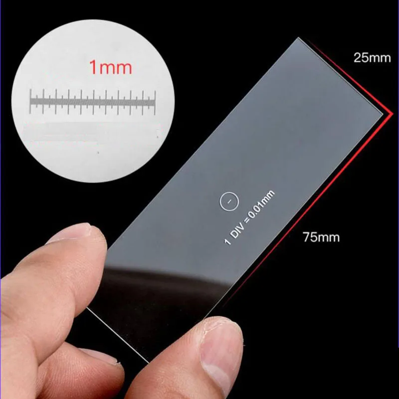 Brand New 0.01mm Microscope Stage Micrometer Calibration Slide
Brand New 0.01mm Microscope Stage Micrometer Calibration Slide