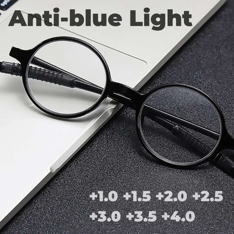Small Round Frame Reading Glasses Men Women Presbyopia Eyeglasses Unisex Anti-Blue Light Eyewear Transparent Polycarbonate Lense
Small Round Frame Reading Glasses Men Women Presbyopia Eyeglasses Unisex Anti-Blue Light Eyewear Transparent Polycarbonate Lense