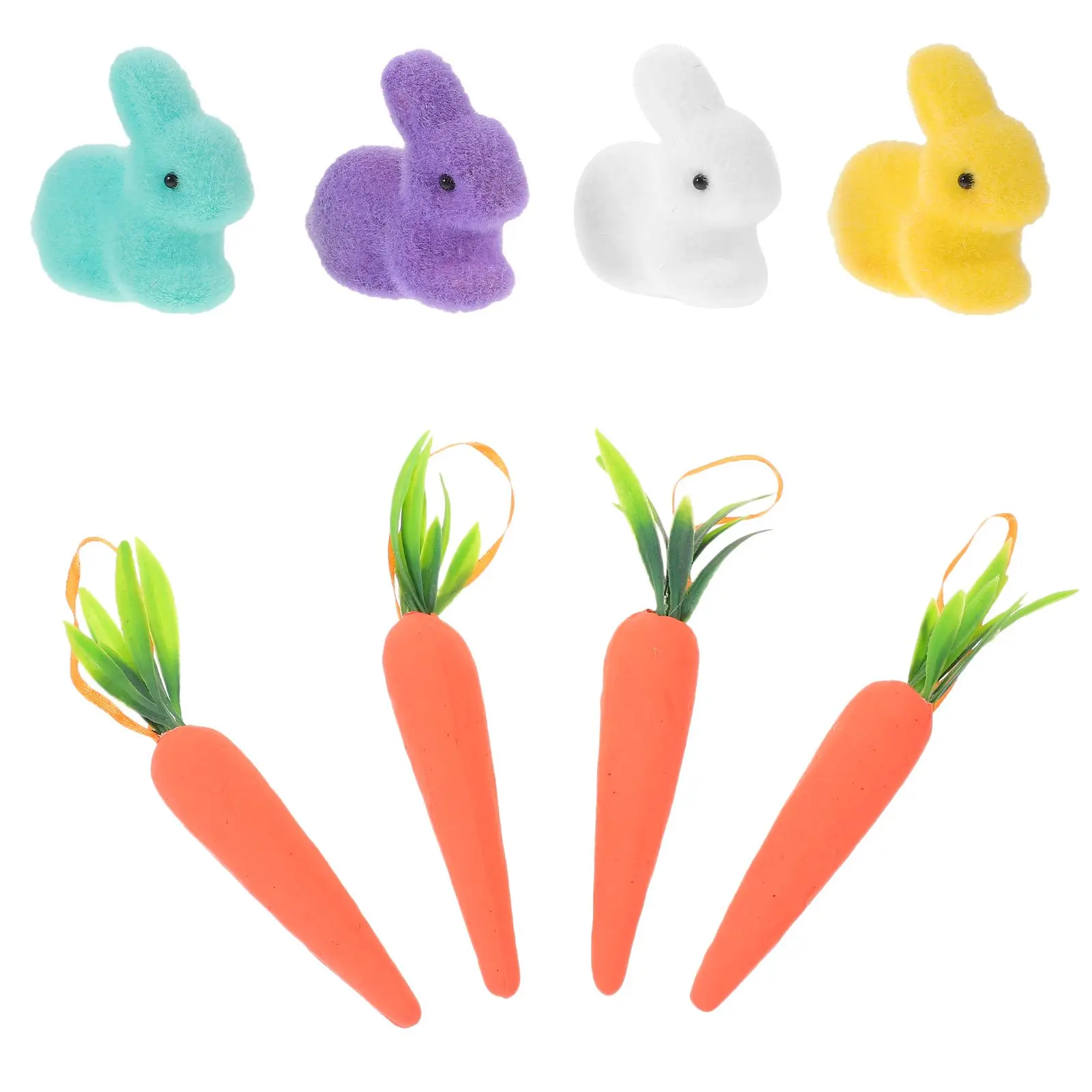 8 Pcs Easter Bunny Carrot Foam naments Tiny Rabbit Figurines Desktop Decor 7 5cm Hanging Party DIY Easter Supply
8 Pcs Easter Bunny Carrot Foam naments Tiny Rabbit Figurines Desktop Decor 7 5cm Hanging Party DIY Easter Supply