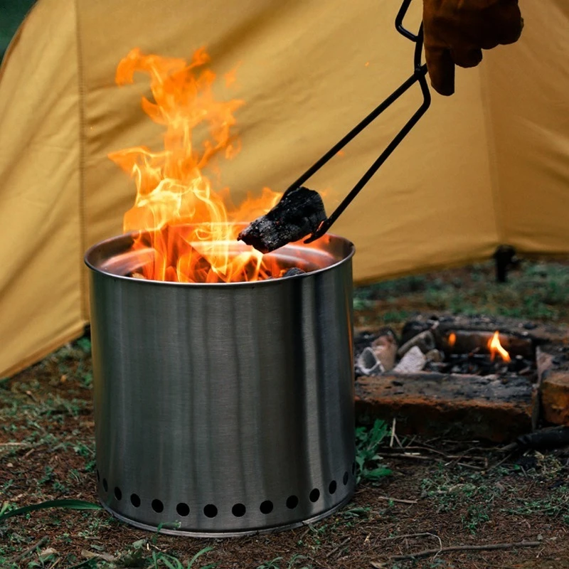 Уличная дровяная печь для двора, нержавеющая сталь, ветрозащитная, для кемпинга, сохраняющая тепло, встроенная печь, портативное оборудование для кемпинга
Уличная дровяная печь для двора, нержавеющая сталь, ветрозащитная, для кемпинга, сохраняющая тепло, встроенная печь, портативное оборудование для кемпинга