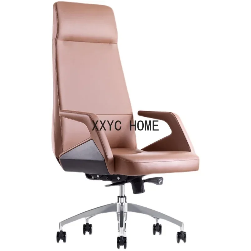 Light Luxury Leather Boss Office Chair Public Room Computer Chair Reclining
Light Luxury Leather Boss Office Chair Public Room Computer Chair Reclining