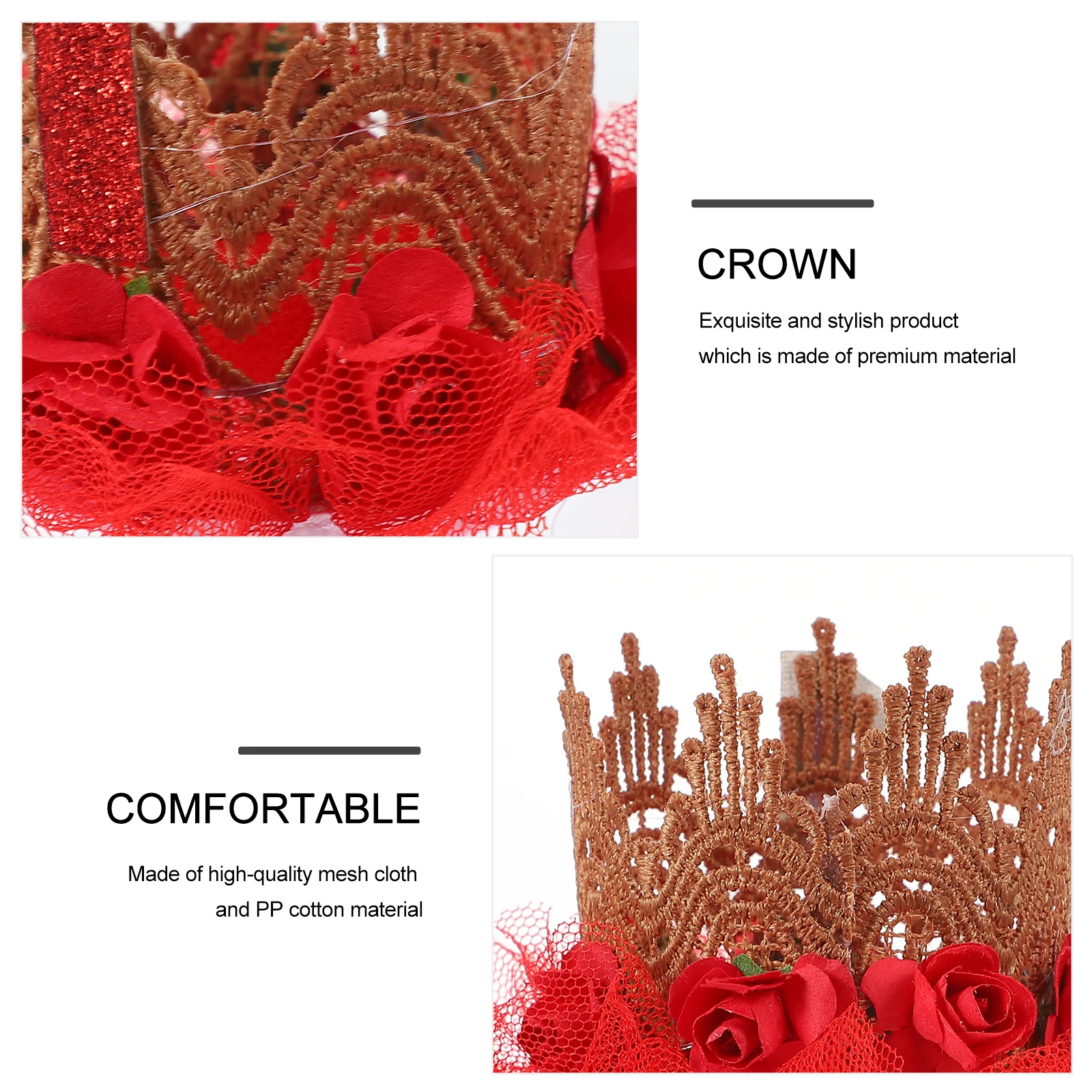 Children's Birthday Headb Kids Hair Accessories Girls Plastic Crown Baby Tiara Headdress Celebrations Party Flowers Durable H
Children's Birthday Headb Kids Hair Accessories Girls Plastic Crown Baby Tiara Headdress Celebrations Party Flowers Durable H