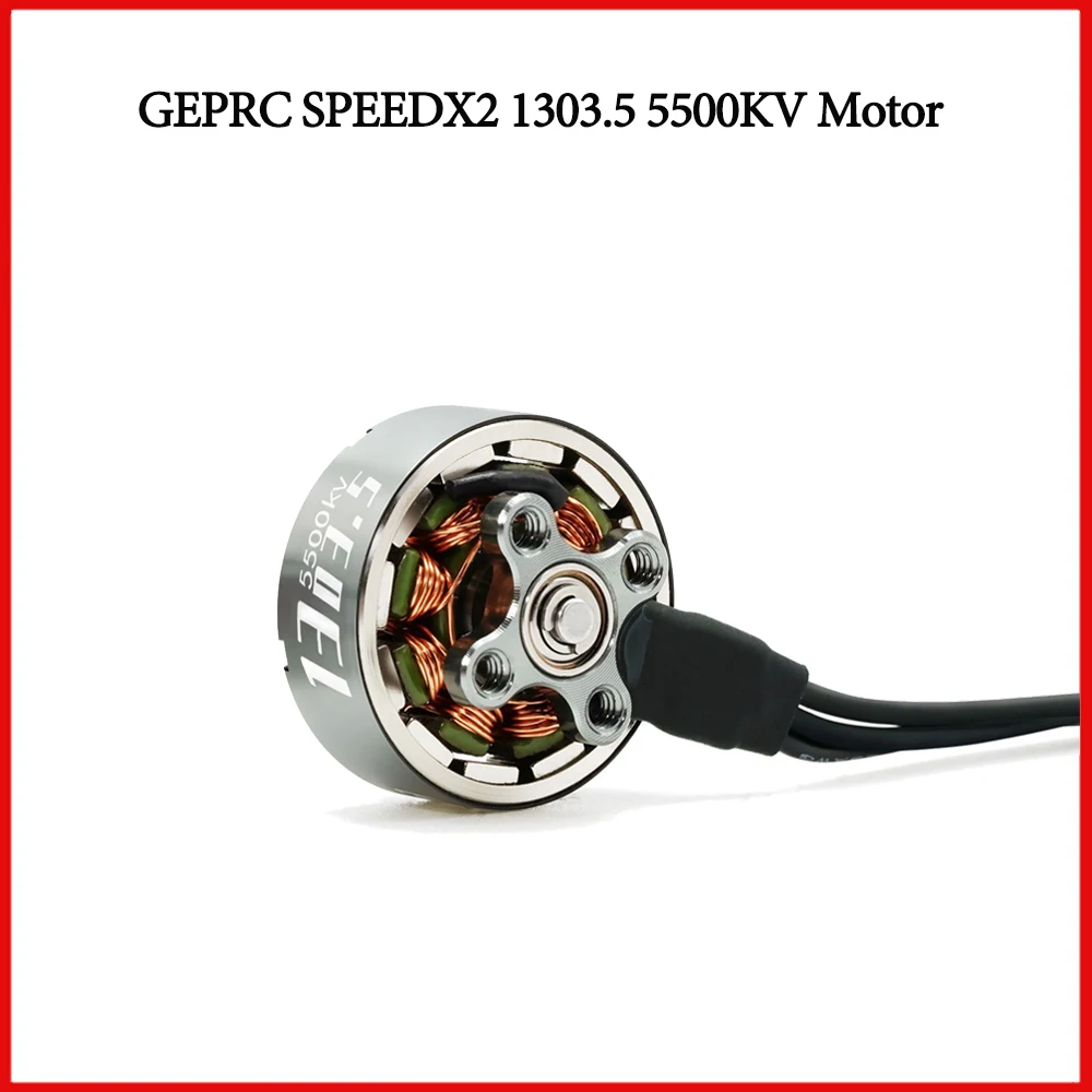 Двигатель GEPRC SPEEDX2 1303.5 5500KV для 2-дюймовых дронов с защитой пропеллера или 2,5-дюймовых дронов FPV, аксессуары для бесщеточных двигателей
Двигатель GEPRC SPEEDX2 1303.5 5500KV для 2-дюймовых дронов с защитой пропеллера или 2,5-дюймовых дронов FPV, аксессуары для бесщеточных двигателей