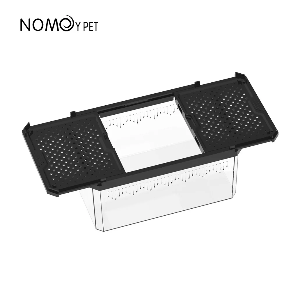 NOMOY Magnetic Sliding Lid Reptile Enclosure - Dual Opening Critter Cage for Crested Geckos, Frogs, Lizards, Snakes & Silkworms
NOMOY Magnetic Sliding Lid Reptile Enclosure - Dual Opening Critter Cage for Crested Geckos, Frogs, Lizards, Snakes & Silkworms