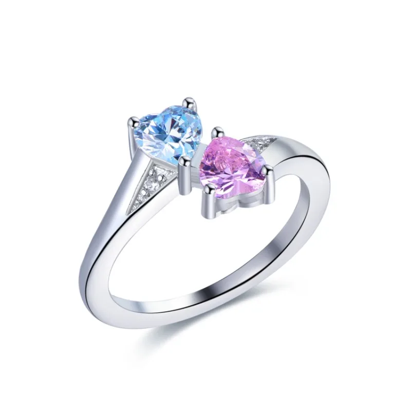 TKJ 925 Sterling Silver Ring Heart 4A Zircon Couple Rings White Gold Plated Rings for Women Wedding Band Engagement Fine Jewelry
TKJ 925 Sterling Silver Ring Heart 4A Zircon Couple Rings White Gold Plated Rings for Women Wedding Band Engagement Fine Jewelry