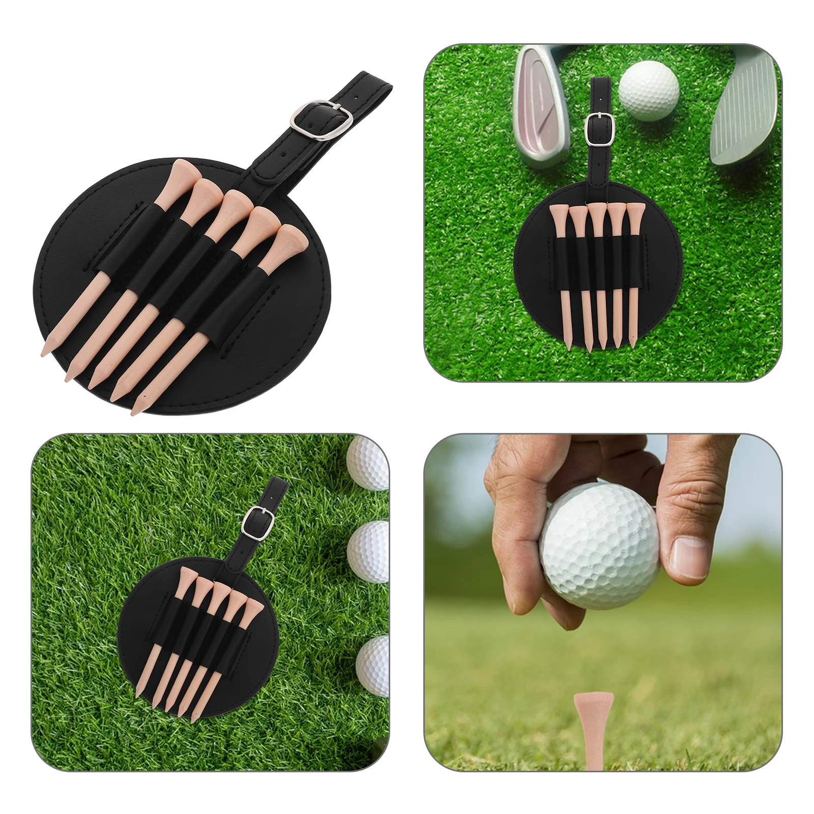 Golf Tees Organizer Pouch PU Spike Storage Bag Holder Tee Carrier Accessories for Women Golf Course Travel
Golf Tees Organizer Pouch PU Spike Storage Bag Holder Tee Carrier Accessories for Women Golf Course Travel