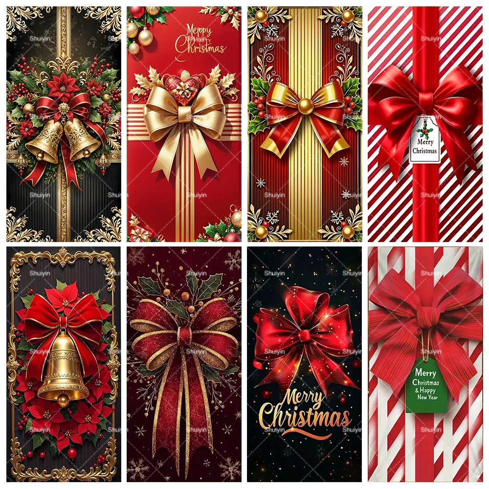 Winter Christmas Candy Sock Golden Red Bow 2D Door Banner for Home Front Doors Porch Decoration Party Photography Backdrop Gifts
Winter Christmas Candy Sock Golden Red Bow 2D Door Banner for Home Front Doors Porch Decoration Party Photography Backdrop Gifts