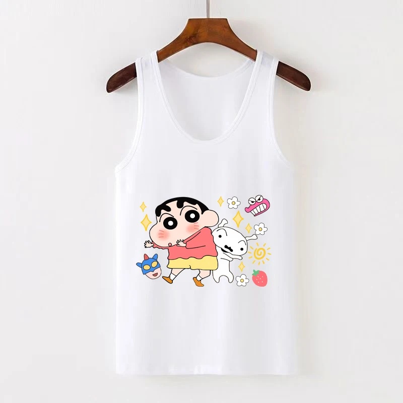 2025 Women's Vest Crayon Shin Chan Summer Sleeveless Multifunctional Fashionable Casual Popular Round Neck Printed Vest
2025 Women's Vest Crayon Shin Chan Summer Sleeveless Multifunctional Fashionable Casual Popular Round Neck Printed Vest