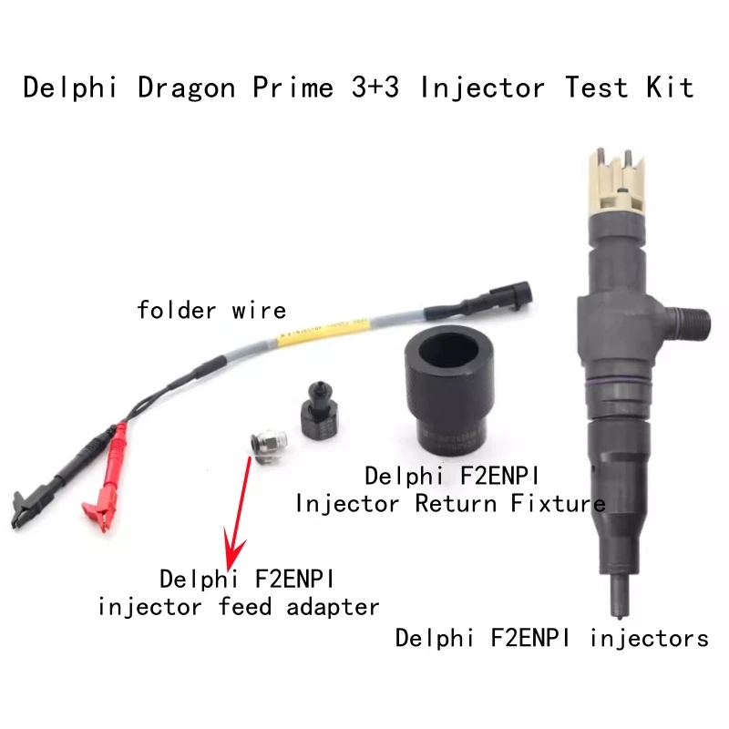 Комплект для тестирования инжектора Delphi F2 ENPI, ремонтные запасные части инжектора, наборы инструментов
Комплект для тестирования инжектора Delphi F2 ENPI, ремонтные запасные части инжектора, наборы инструментов