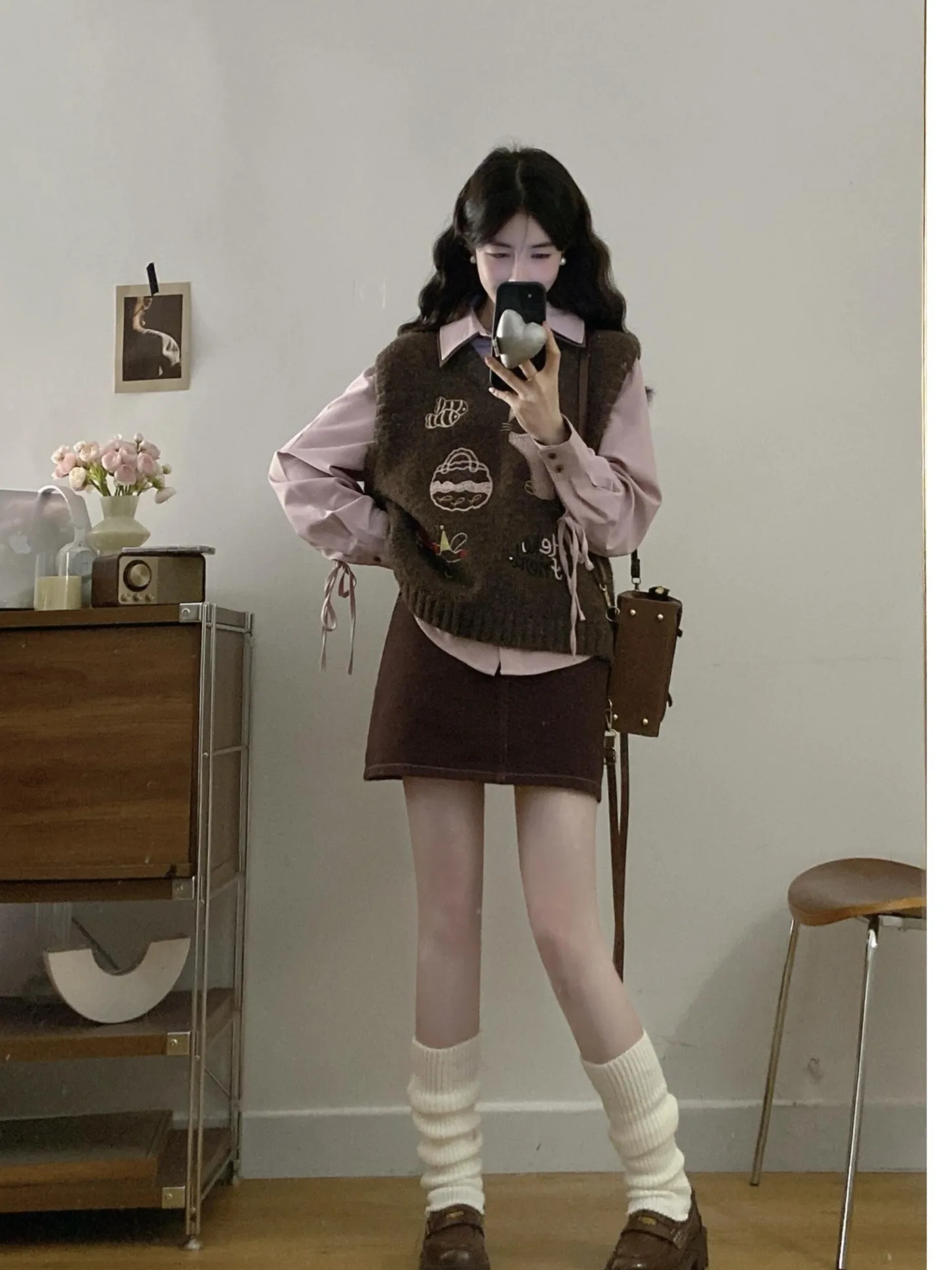 plus Size Knitted Vest And Skirt Set High Waist Skirt College Sle Slimming Women's Autumn Winter Faion Ensemble
plus Size Knitted Vest And Skirt Set High Waist Skirt College Sle Slimming Women's Autumn Winter Faion Ensemble