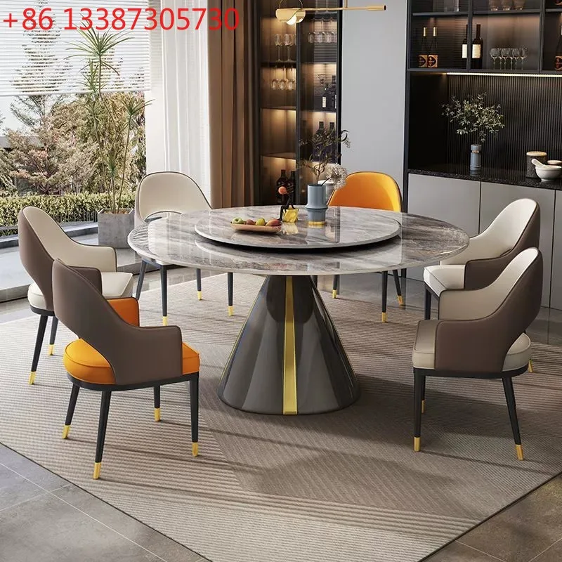 Natural marble dining table Modern simple light luxury household round dining table
Natural marble dining table Modern simple light luxury household round dining table