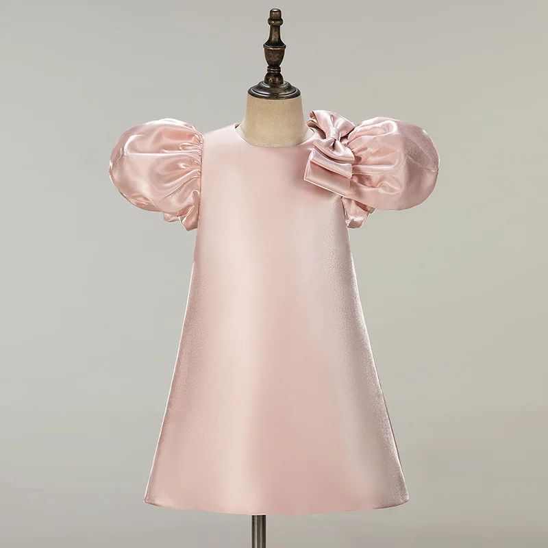 Pink Blue Bright Satin Dresses for Little Girls Children Eid Birthday Party Short Evening Gowns Kids Formal Luxury Pageant Dress
Pink Blue Bright Satin Dresses for Little Girls Children Eid Birthday Party Short Evening Gowns Kids Formal Luxury Pageant Dress