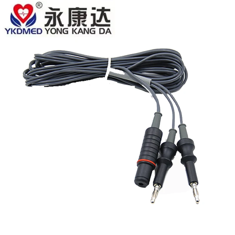 Endoscope bipolar electrocoagulation line 4.0 banana insert to 3.0 double copper tube 3M
Endoscope bipolar electrocoagulation line 4.0 banana insert to 3.0 double copper tube 3M