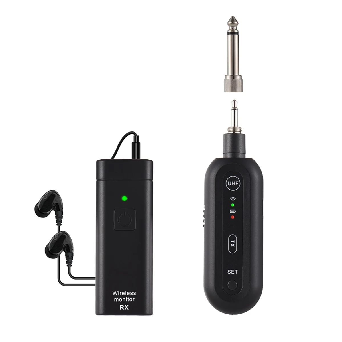 【Новый купон пользователя】Беспроводная система внутриканального монитора UHF 90 ° Поворотный передатчик-приемник, автоматическое сопряжение с монитором, наушниками
【Новый купон пользователя】Беспроводная система внутриканального монитора UHF 90 ° Поворотный передатчик-приемник, автоматическое сопряжение с монитором, наушниками