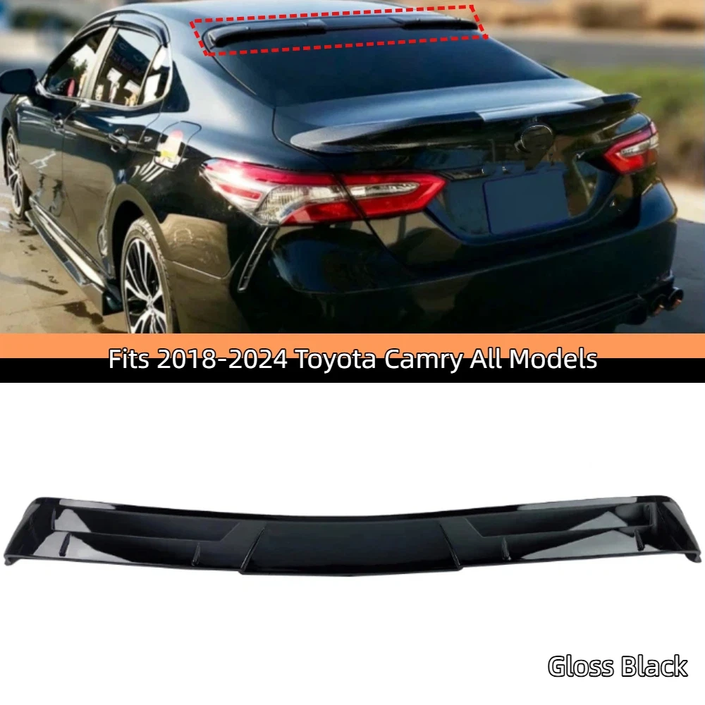 FOR 2018-2024 8TH TOYOTA CAMRY BLACK REAR WINDOW WINDSHIELD VISOR ROOF SPOILER
FOR 2018-2024 8TH TOYOTA CAMRY BLACK REAR WINDOW WINDSHIELD VISOR ROOF SPOILER