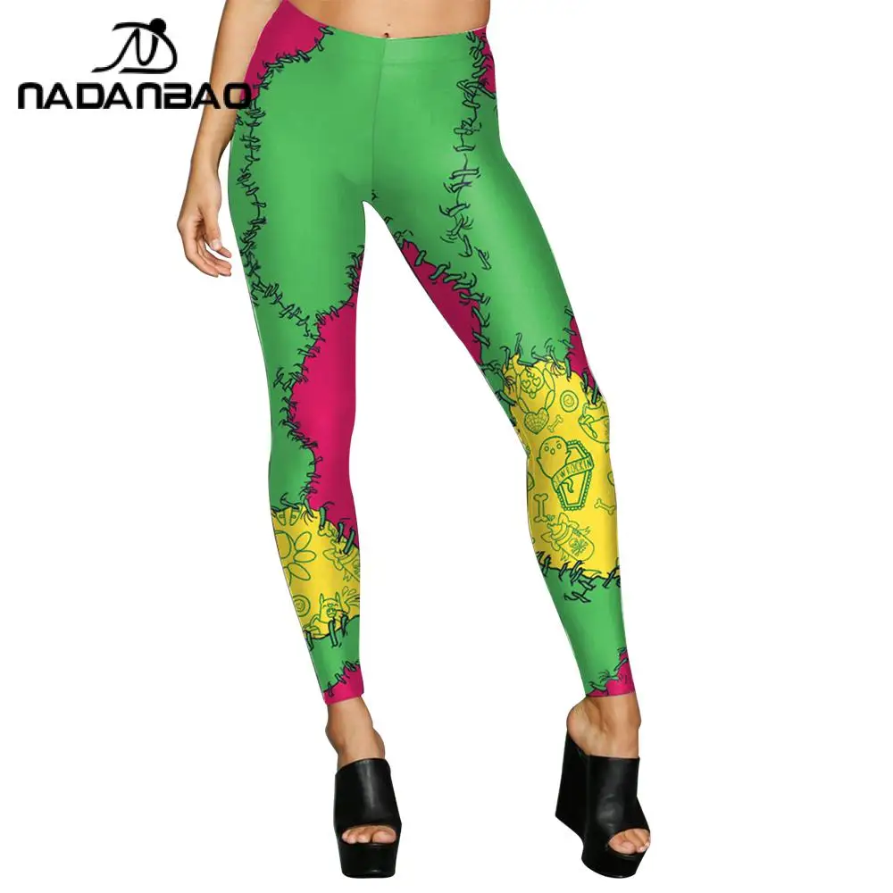 Nadanbao Woman Halloween Sexy Slim Tights Fashion Sporty Gym Leggings Color Block Streetwear 3D Printed Patchwork Pants Trousers
Nadanbao Woman Halloween Sexy Slim Tights Fashion Sporty Gym Leggings Color Block Streetwear 3D Printed Patchwork Pants Trousers