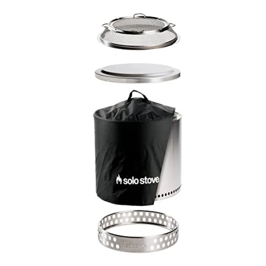 Ranger Smokeless Fire Pit Kit for 24 People: Stainless Steel, Smokeless Wood Burning, Portable with Stand, Shield, Lid, Shelter
Ranger Smokeless Fire Pit Kit for 24 People: Stainless Steel, Smokeless Wood Burning, Portable with Stand, Shield, Lid, Shelter