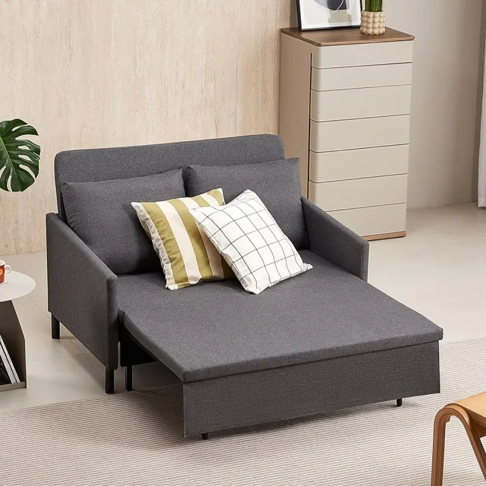 Sofa Bed 3-in-1 Convertible Sleeper Loveseat Sofa Couch with Pullout Storage, Bedroom Furniture, Balcony, RV,Gray Loft Bed Couch
Sofa Bed 3-in-1 Convertible Sleeper Loveseat Sofa Couch with Pullout Storage, Bedroom Furniture, Balcony, RV,Gray Loft Bed Couch
