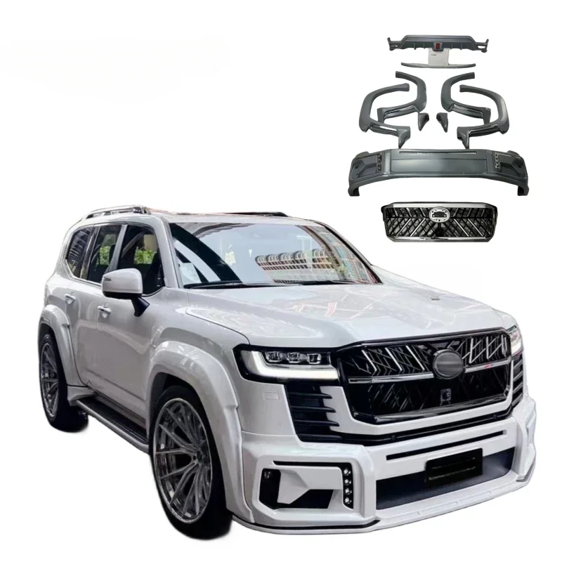 Upgraded WD-style widebody body kit for the 2022-2024 Land Cruiser LC300 Front bumper Rear bumper widebody wheel eyebrow fender
Upgraded WD-style widebody body kit for the 2022-2024 Land Cruiser LC300 Front bumper Rear bumper widebody wheel eyebrow fender