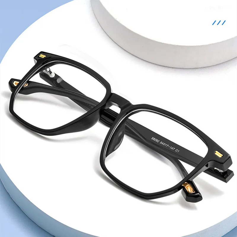 Ultralight TR90 Photochromic Anti Blue Light Reading Glasses Frame Black Square Oversize Prebyopia Eyeglasses Unisex
Ultralight TR90 Photochromic Anti Blue Light Reading Glasses Frame Black Square Oversize Prebyopia Eyeglasses Unisex