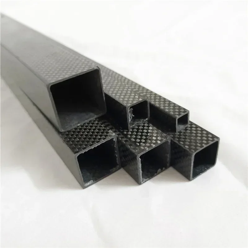 3K Carbon Fiber Square Tube - 10-30mm OD, 250-600mm Length, High Strength Glossy Finish
3K Carbon Fiber Square Tube - 10-30mm OD, 250-600mm Length, High Strength Glossy Finish