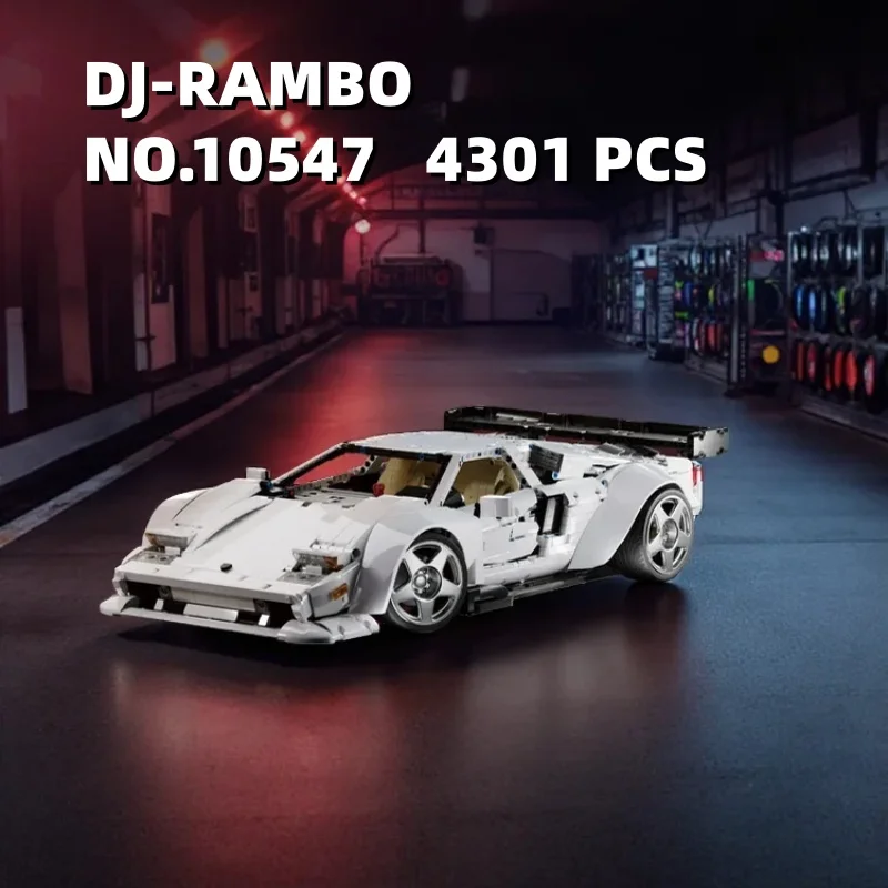 4301pcs White Sport Car Building Blocks Set Technical Racing Vehicle 10547 MOC Model Construction Bricks Toy for Kids & Adults
4301pcs White Sport Car Building Blocks Set Technical Racing Vehicle 10547 MOC Model Construction Bricks Toy for Kids & Adults