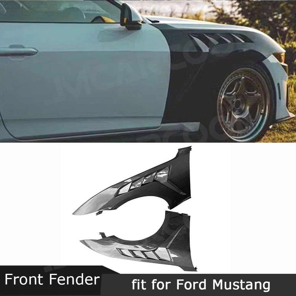 Dry Carbon Fiber car Side Fenders Air Vent Trim Coves Car styling Accessories For Ford Mustang 2024+
Dry Carbon Fiber car Side Fenders Air Vent Trim Coves Car styling Accessories For Ford Mustang 2024+